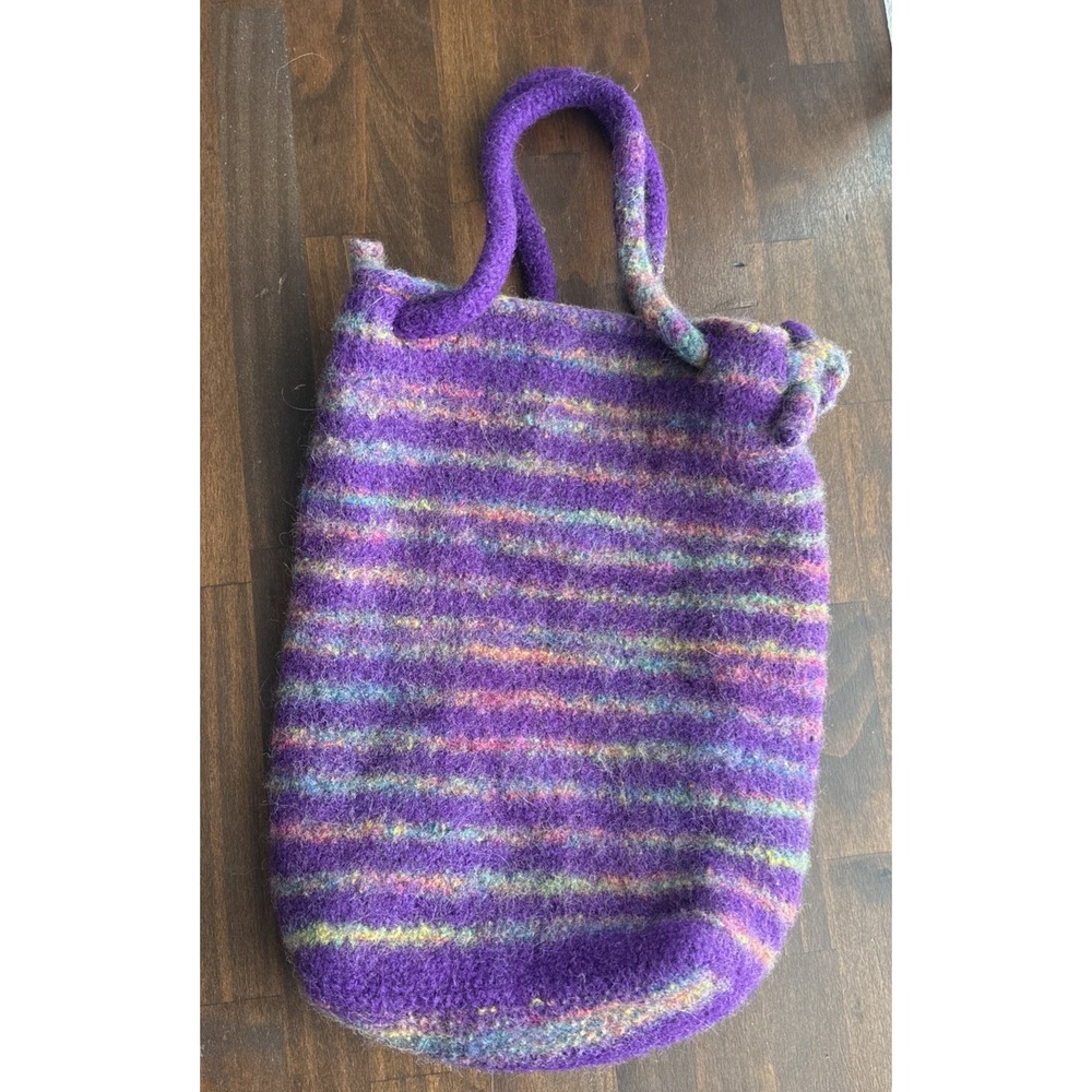 Hand Felted Purse Handbag Satchel